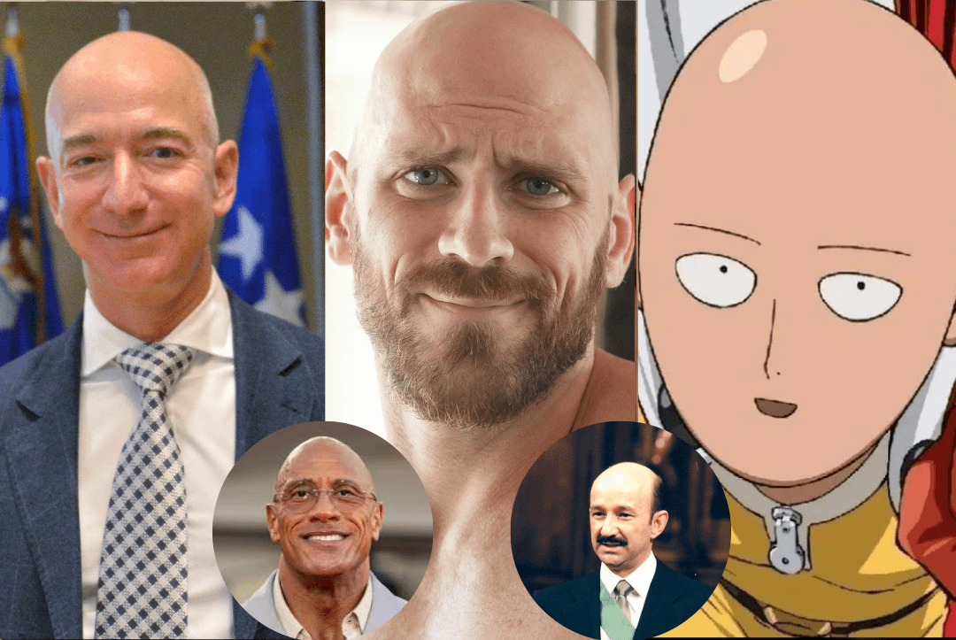 Los calvos más queridos: Desde The Rock, Jeff Bezos y más