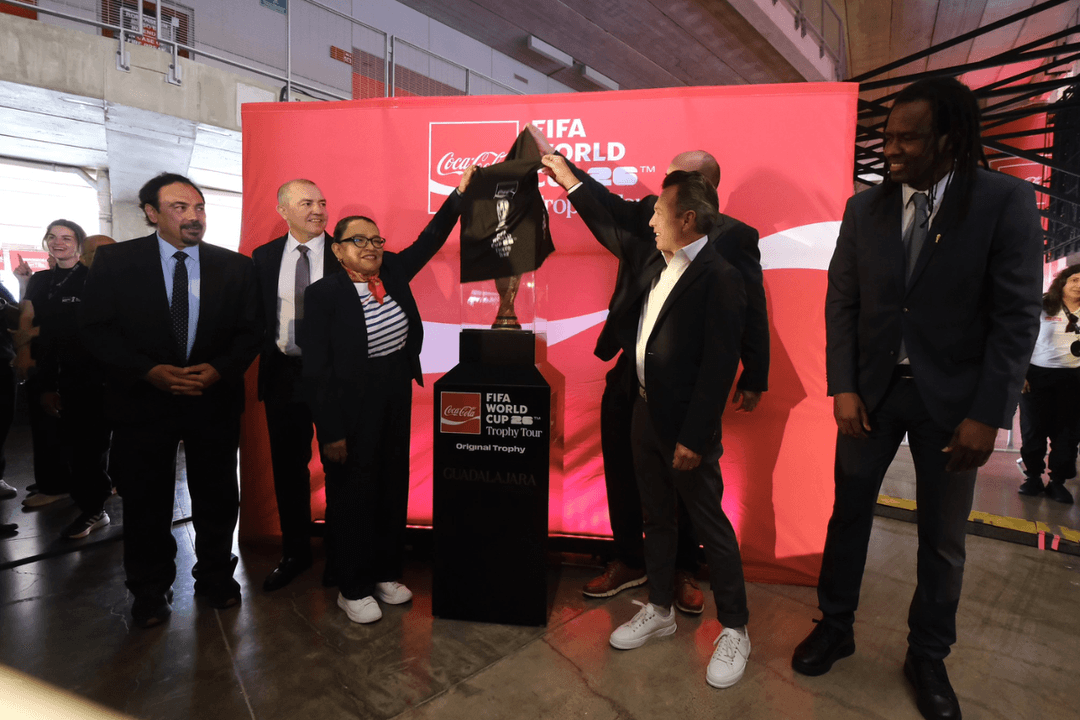 Rosa Icela Rodríguez encabeza Tour del Trofeo FIFA 2026 en GDL