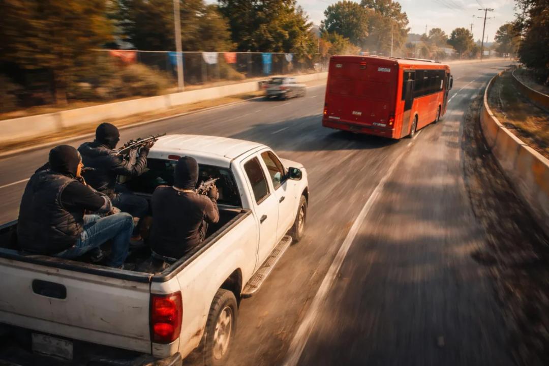 Bloqueos en Jalisco: Así salvó chofer a pasajeros tras intento de incendio