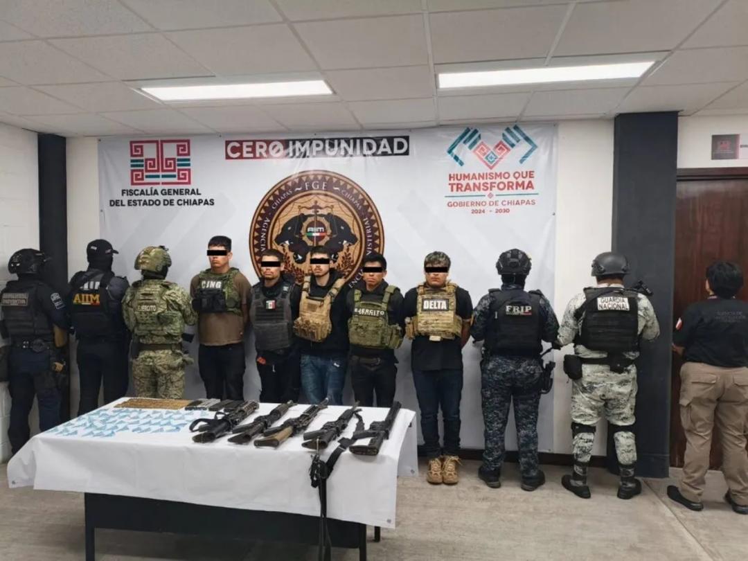 Chiapas: Caen presuntos integrantes de dos células delictivas