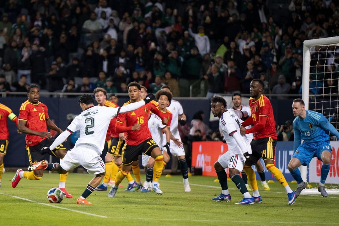 México empata 1-1 con Bélgica en Chicago