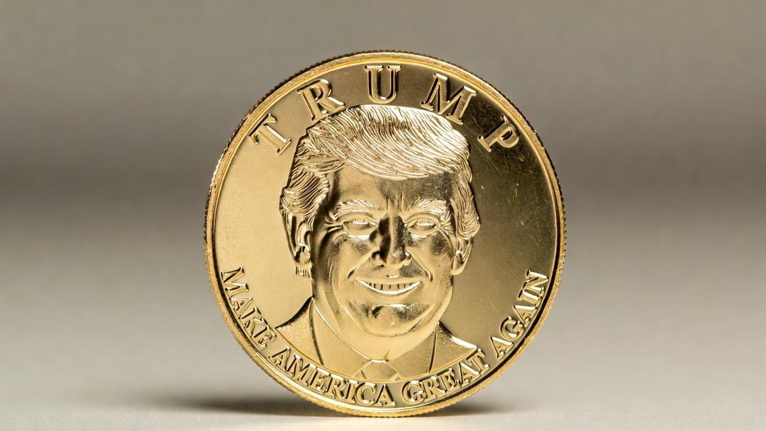 Trump: EU aprueba hacer moneda de oro del Presidente