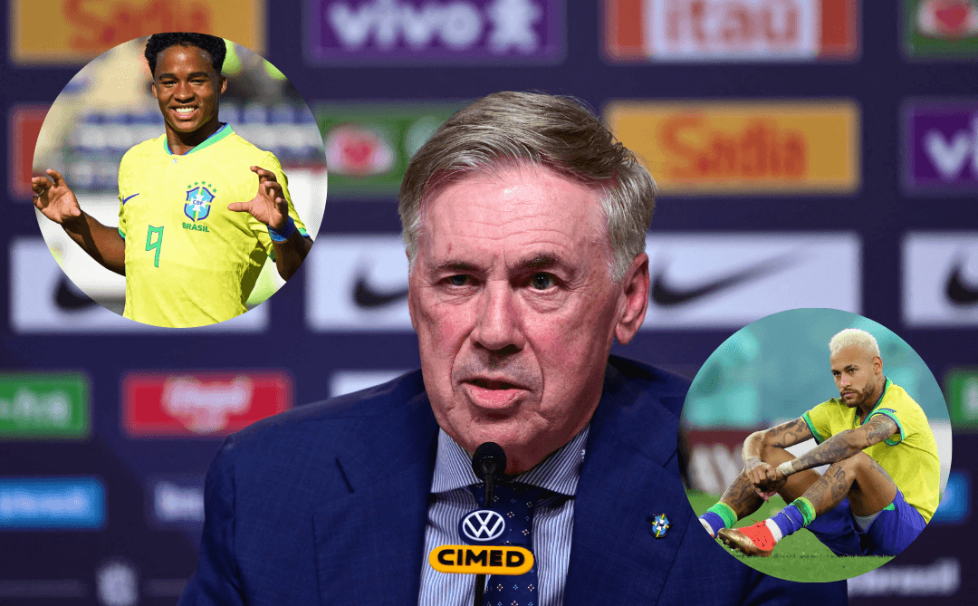 Selección de Brasil: Ancelotti llama a Endrick y deja fuera a Neymar