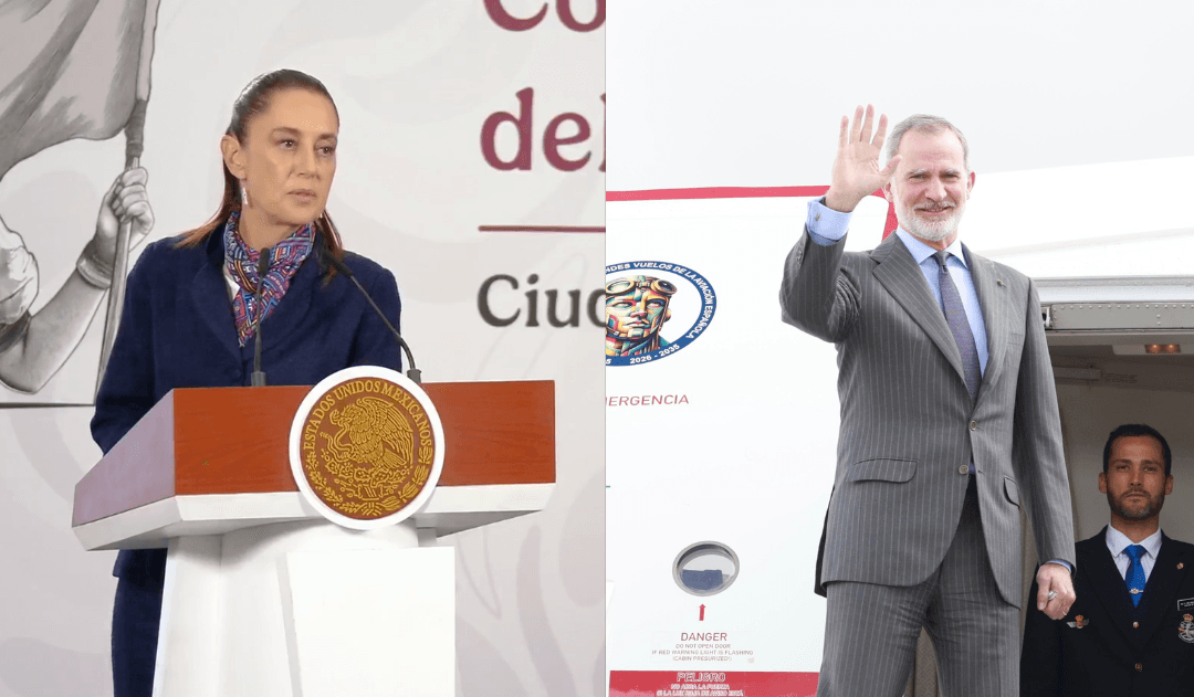 Sheinbaum al rey de España al Mundial tras declaraciones de la Conquista