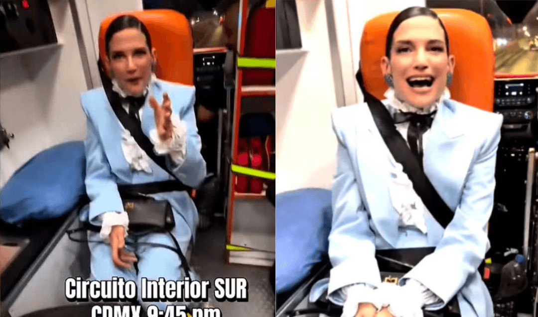 Natalia Jiménez: Tunden en redes a la cantante por usar una ambulancia para trasladarse