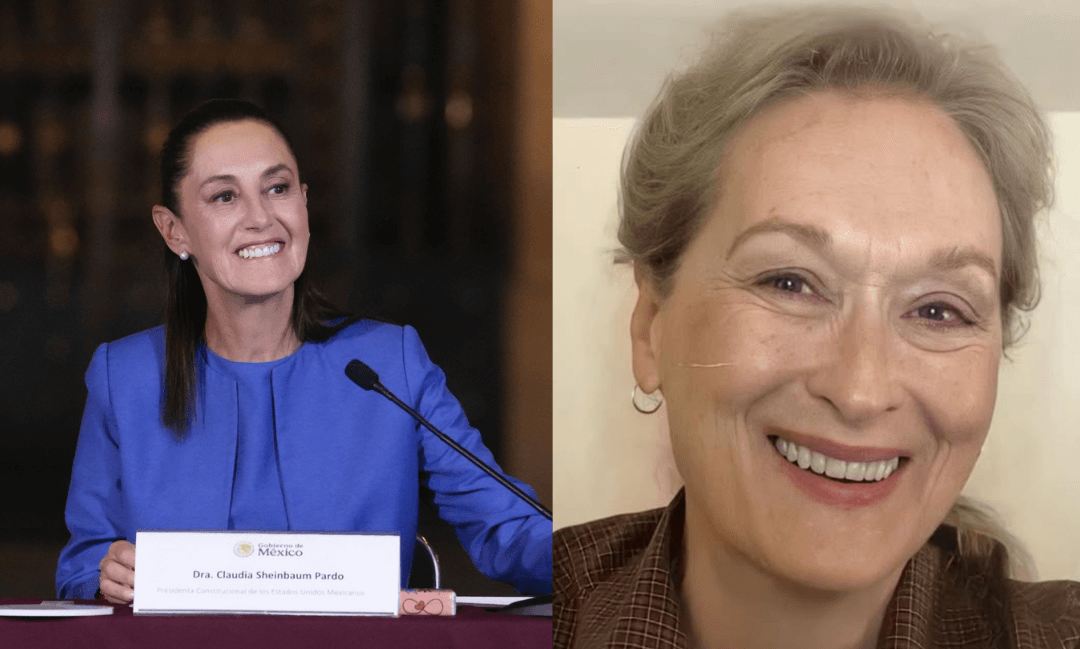 VIDEO: Meryl Streep elogia a Claudia Sheinbaum