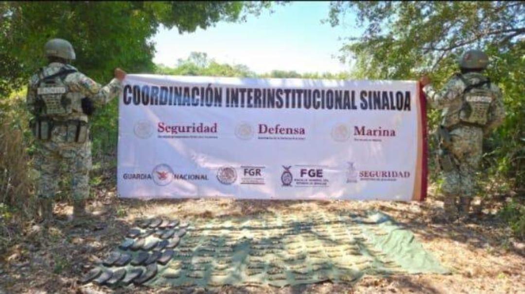 Escuinapa: Ejército asegura más de 7 mil cartuchos y armas