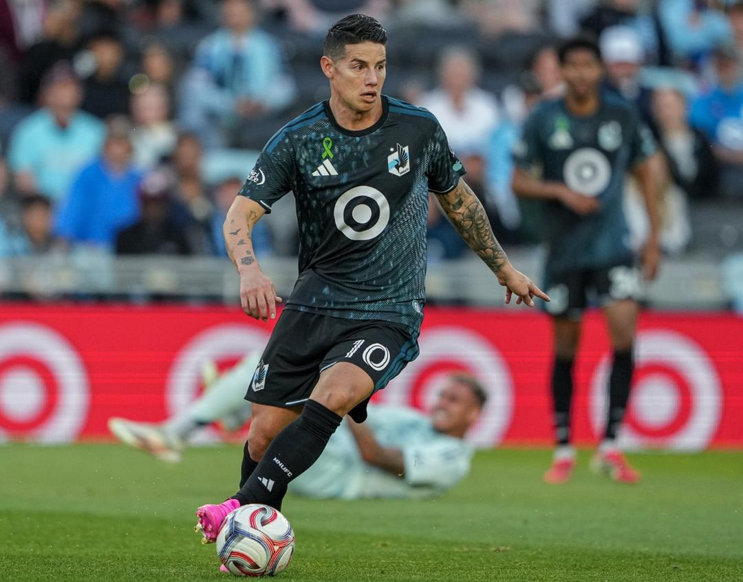 James Rodríguez se marcha del Minnesota United tras la derrota en la MLS