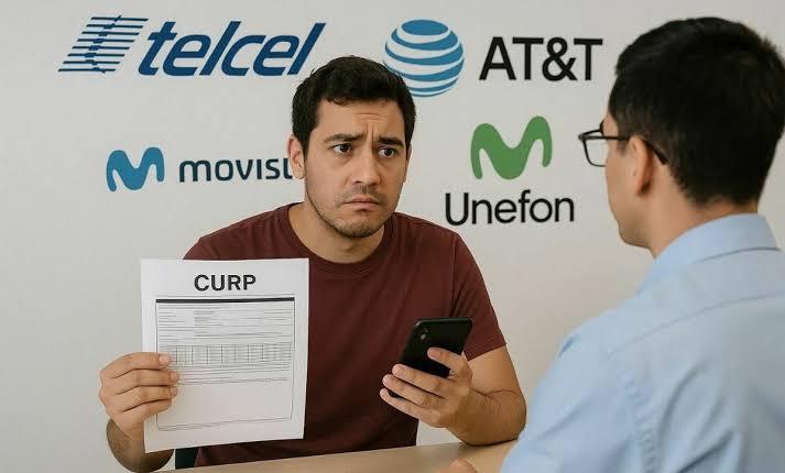 Líneas telefónicas: Rechazo al registro de números vinculados a la CURP