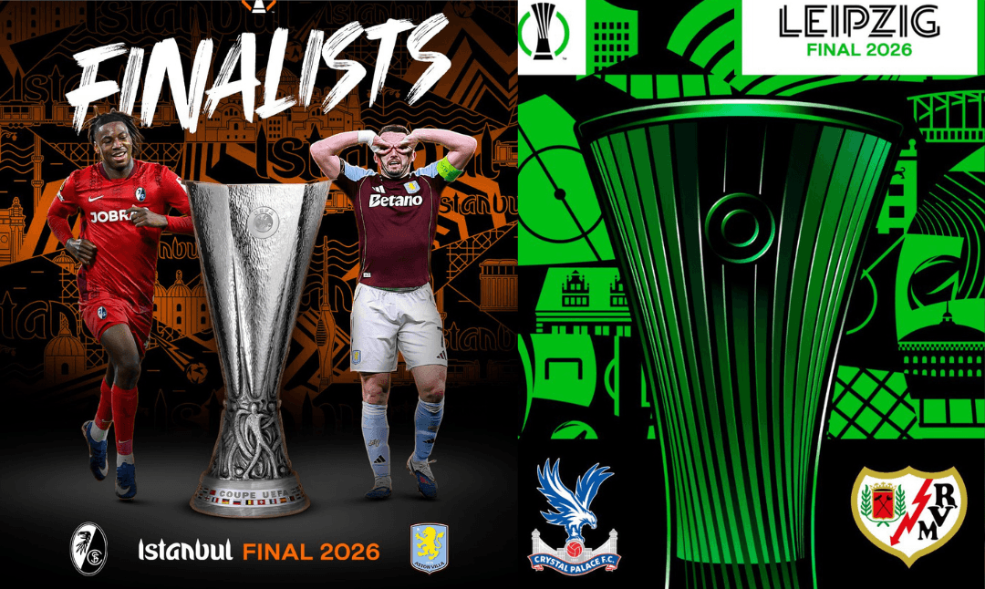 Aston Villa vs Friburgo y Rayo vs Crystal Palace; listas las finales de Europa