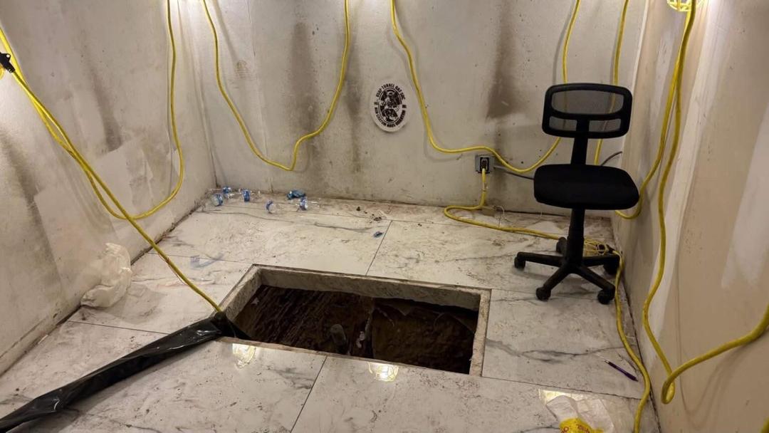 VIDEO: Encuentran túnel para tráfico de drogas de México a EU