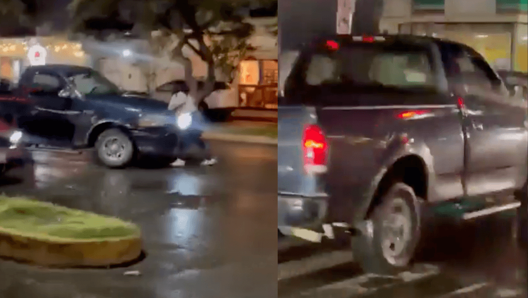 VIDEO: Un hombre atropella a una repartidora en Tehuacán