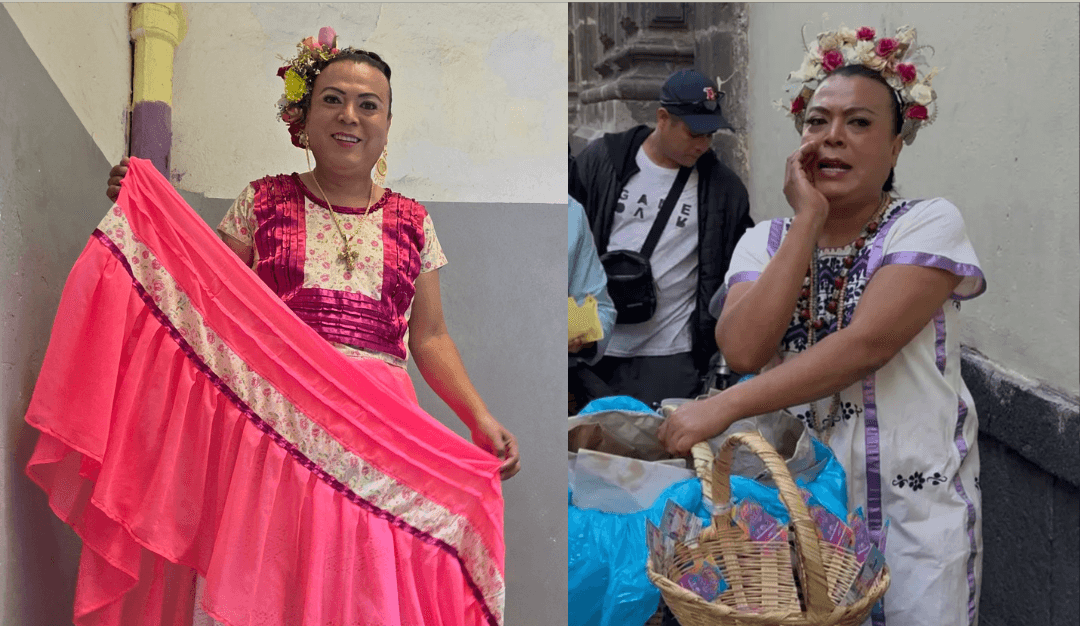 Lady Tacos de Canasta regresa a vender tacos en su bicicleta