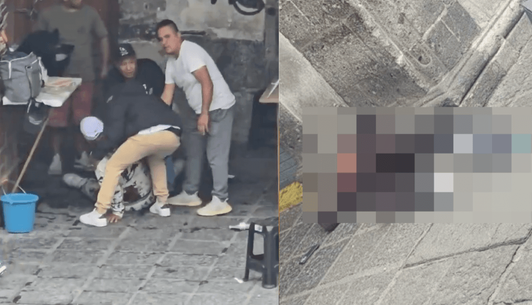 VIDEO: Tiroteo deja un muerto en Plaza de Santo Domingo