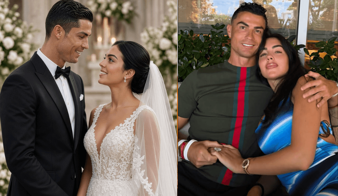 Cristiano Ronaldo y Georgina Rodríguez se casaron en Portugal