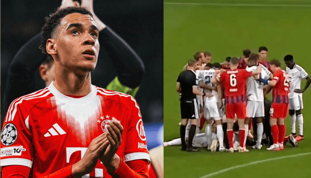 VIDEO: Jamal Musiala vuelve a desplomarse en la cancha