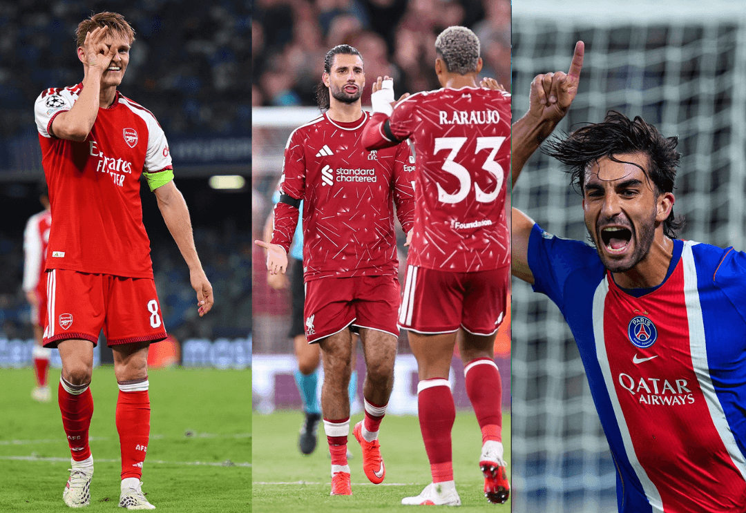 Champions League: Arsenal, Liverpool y PSG ganan en jornada 1