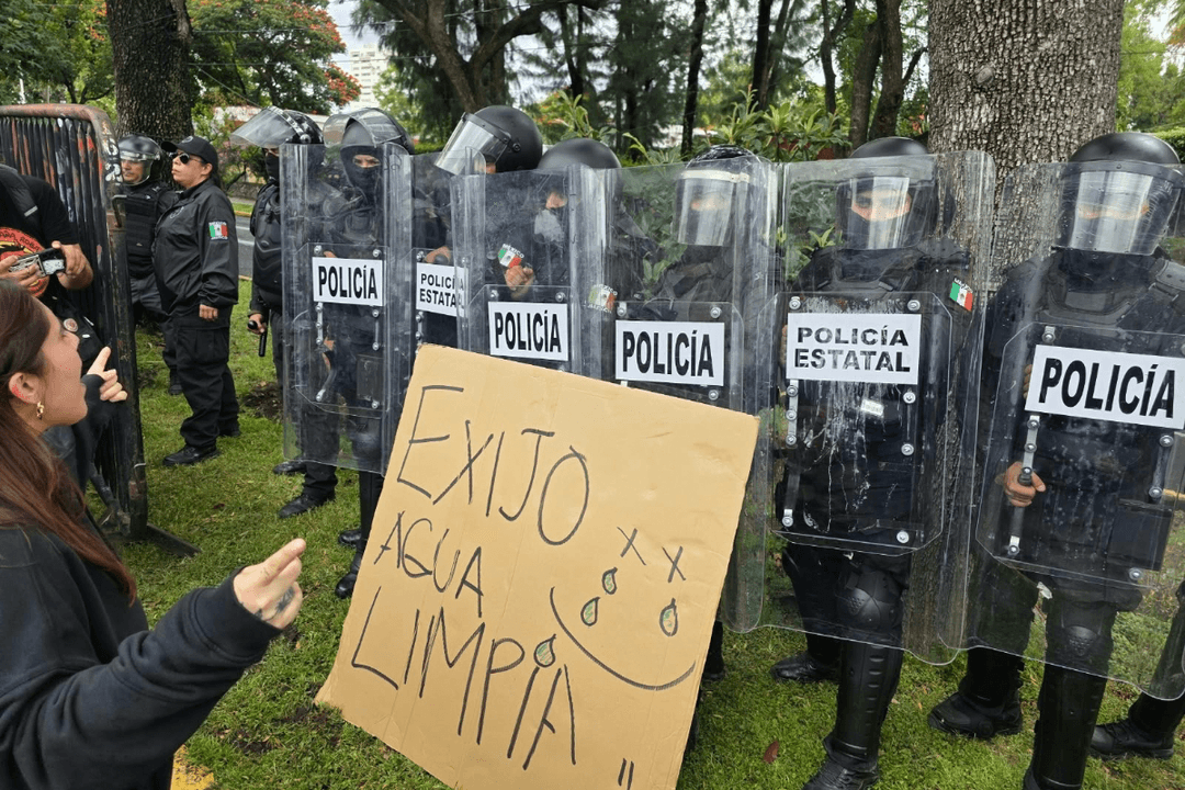 Crisis del agua: Detienen a 39 que generaron disturbios en marcha
