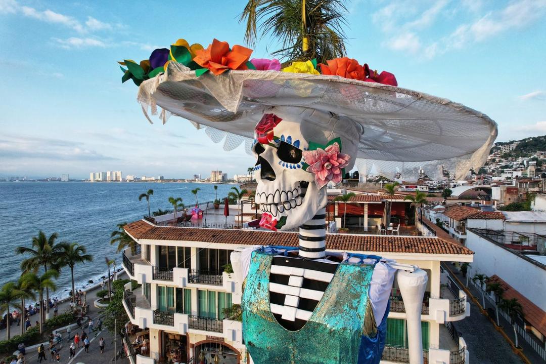 Puerto Vallarta obtiene Récord Guinness con ¡La Catrina más alta del mundo!