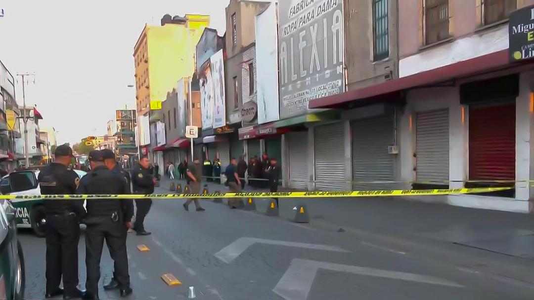 Intento de asalto desata balacera en centro de la CDMX