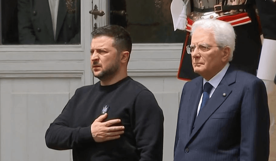 El presidente de ucrania se reunió con el Papa Francisco y los dirigentes italianos en Roma