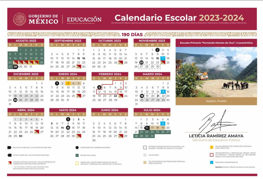 Calendario SEP: Estos son los puentes y días festivos del ciclo escolar