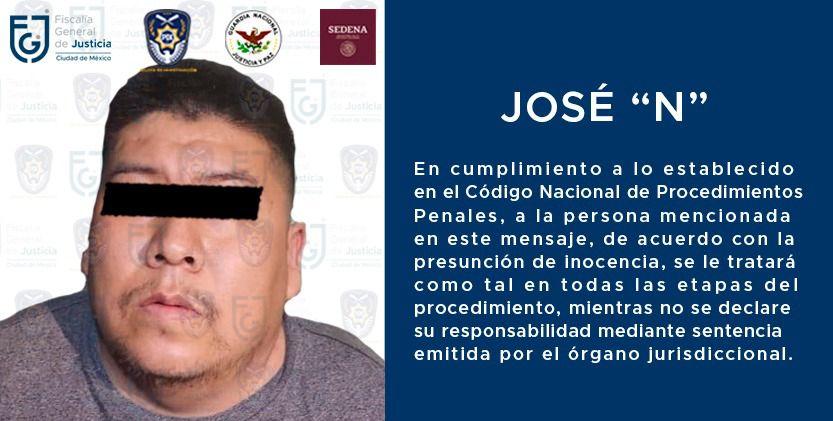 Ciudad de México: Detienen a José Francisco ‘N’, uno de los cinco más buscados en la capital
