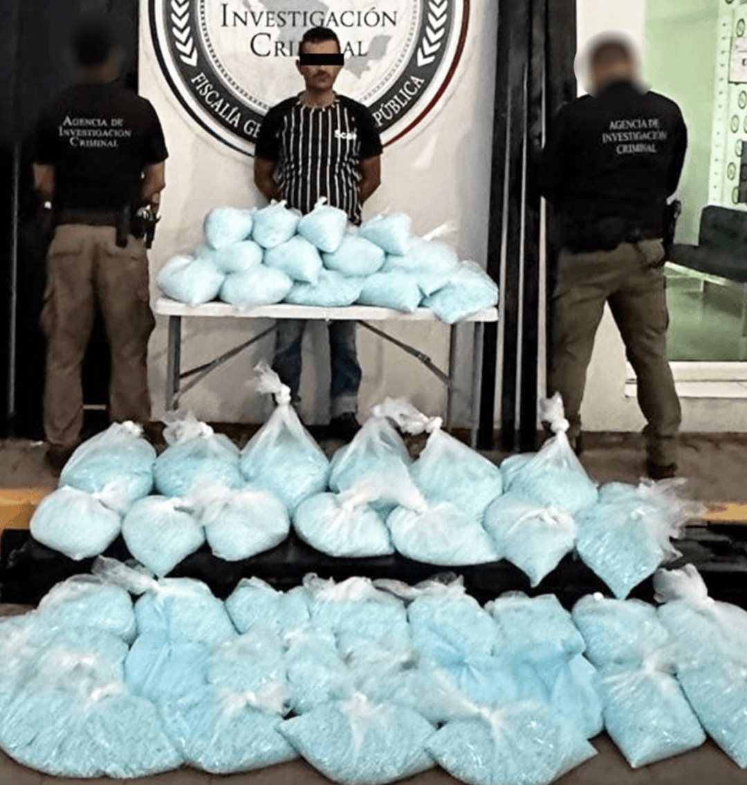 Decomisan en Sinaloa 2.6 Millones de pastillas de fentanilo