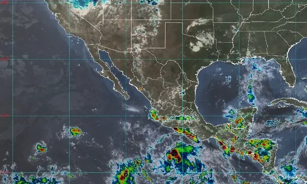 Onda tropical núm. 25 provocarán lluvias intensas en varios estados del país