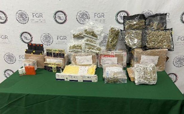 FGR asegura droga en paquetería de Jalisco