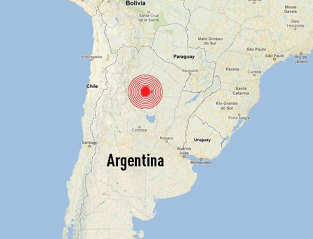 Sismo de magnitud de 6,0 sacude el noreste de Argentina