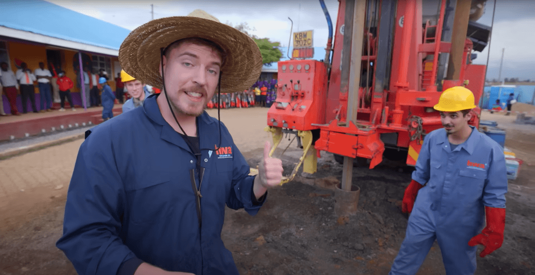 MrBeast: Youtuber construye 100 pozos que darán agua en África