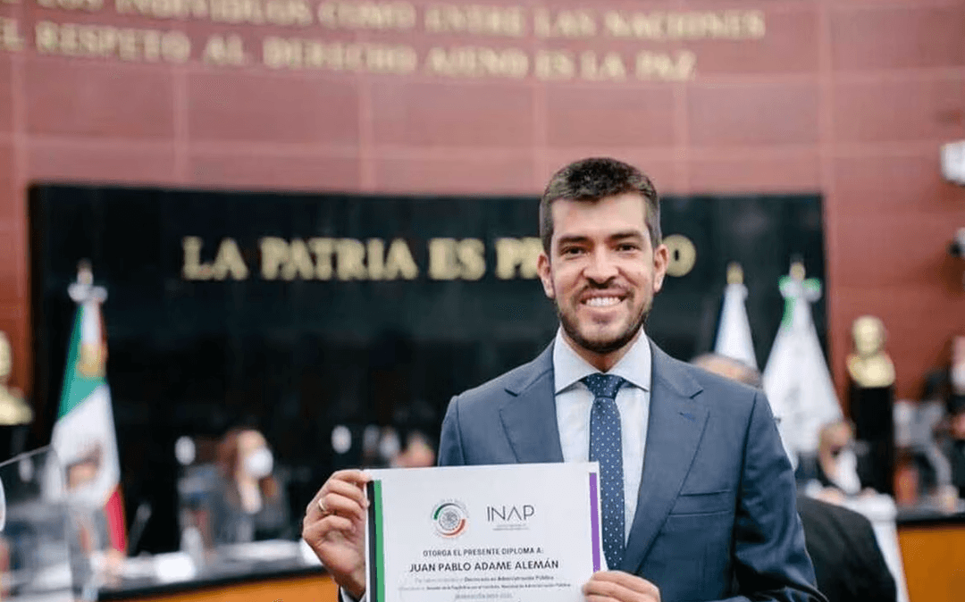 Muere Juan Pablo Adame, senador suplente, a los 38 años