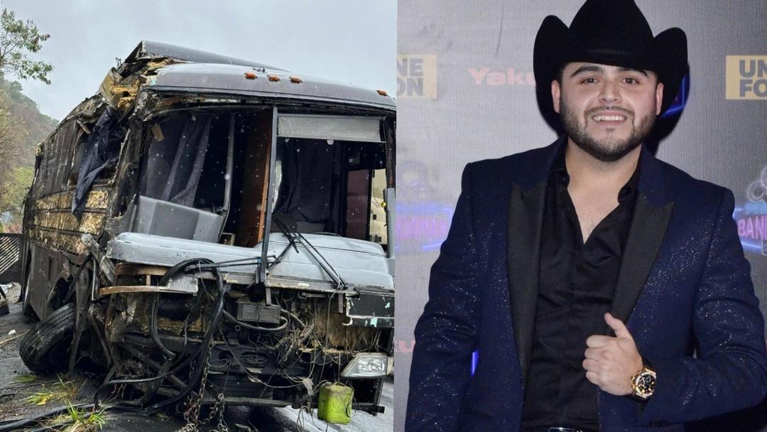 Gerardo Ortiz: Autobús de banda del cantante choca en carretera de Jalisco