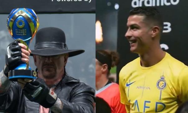 Cristiano y Undertaker: Aparece el ‘hombre muerto’ en la final entre el Al Hilal y el Al Nassr