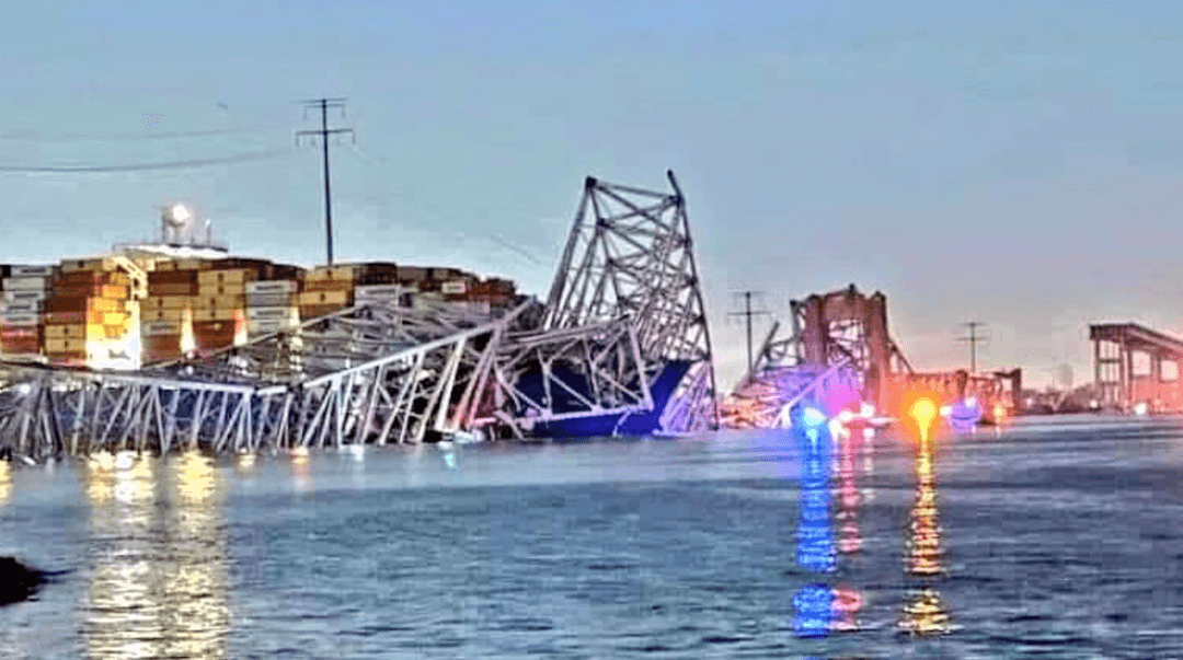 Baltimore: Puente se derrumba luego de que un barco mercante chocara