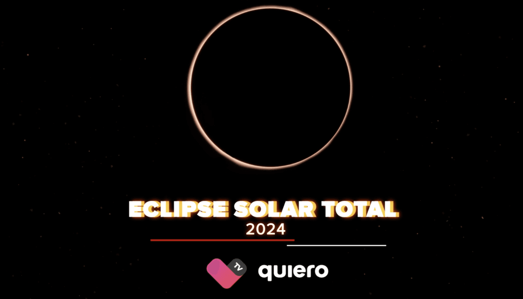 Eclipse Solar 2024: Sigue así la transmisión EN VIVO del fenómeno por quiero tv