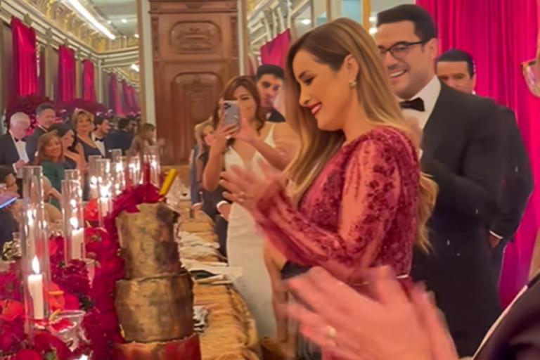 Cynthia Rodríguez hace lujosa fiesta de cumpleaños con Carlos Rivera