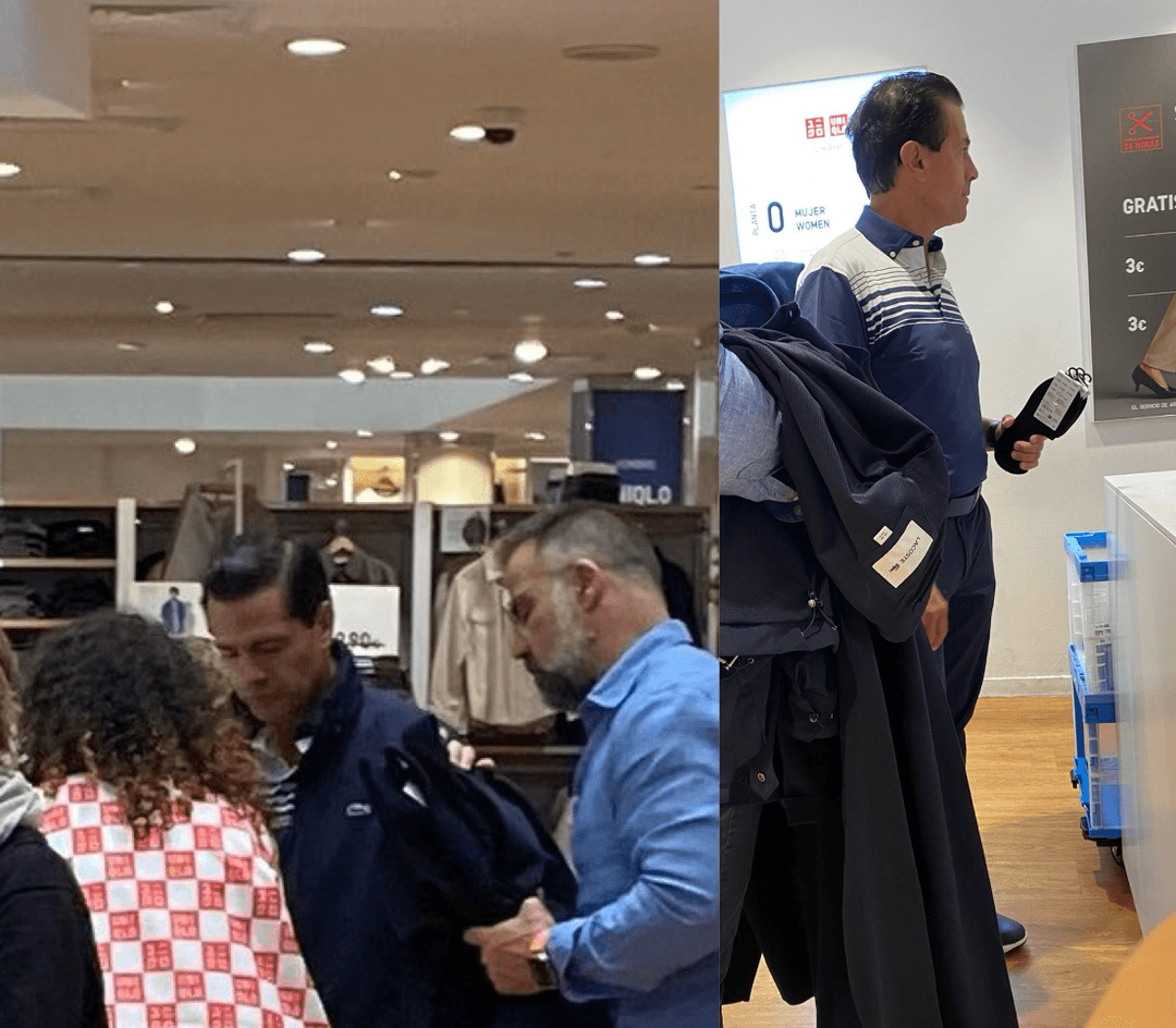 Viral: Captan a Enrique Peña Nieto de compras en Madrid y lo critican