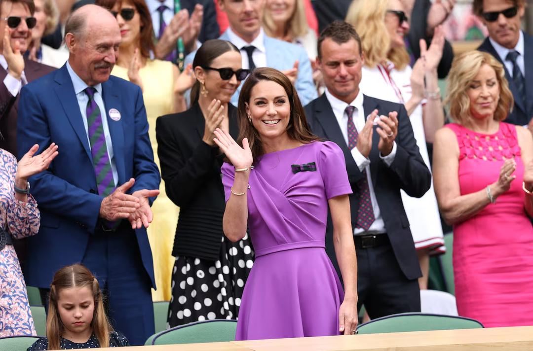 Kate Middleton reaparece públicamente en la final de Wimbledon