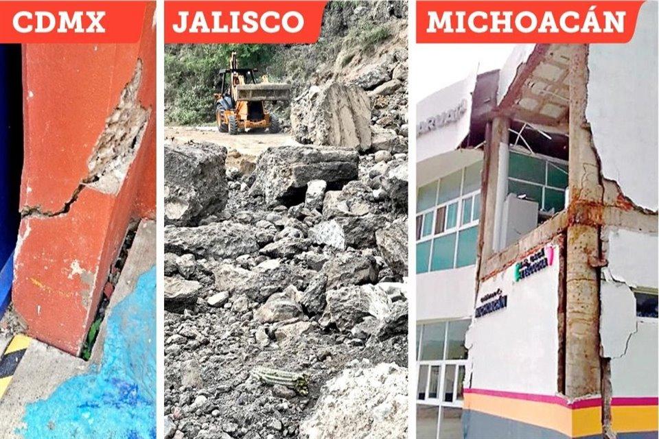 Sismo de 7.7 grados sorprende a la ZMG dejando daños a inmuebles