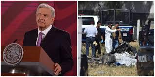 AMLO lamenta muerte del titular de Seguridad en Aguascalientes y tripulación