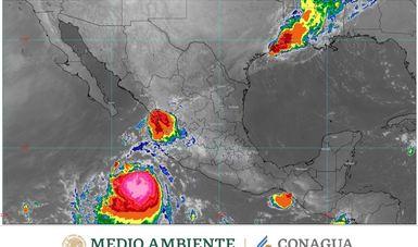 Prevén fuertes lluvias en Jalisco por tormenta tropical #Pamela