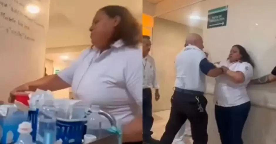 Viral: Enfermera agrede a compañeros con jeringas usadas en Ciudad Juárez