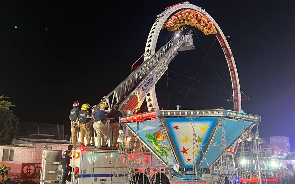 Ocotlán: Falla en juego mecánico genera pánico