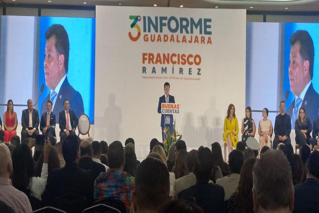 Guadalajara: Rinde tercer informe de Gobierno Francisco Ramírez Salcido