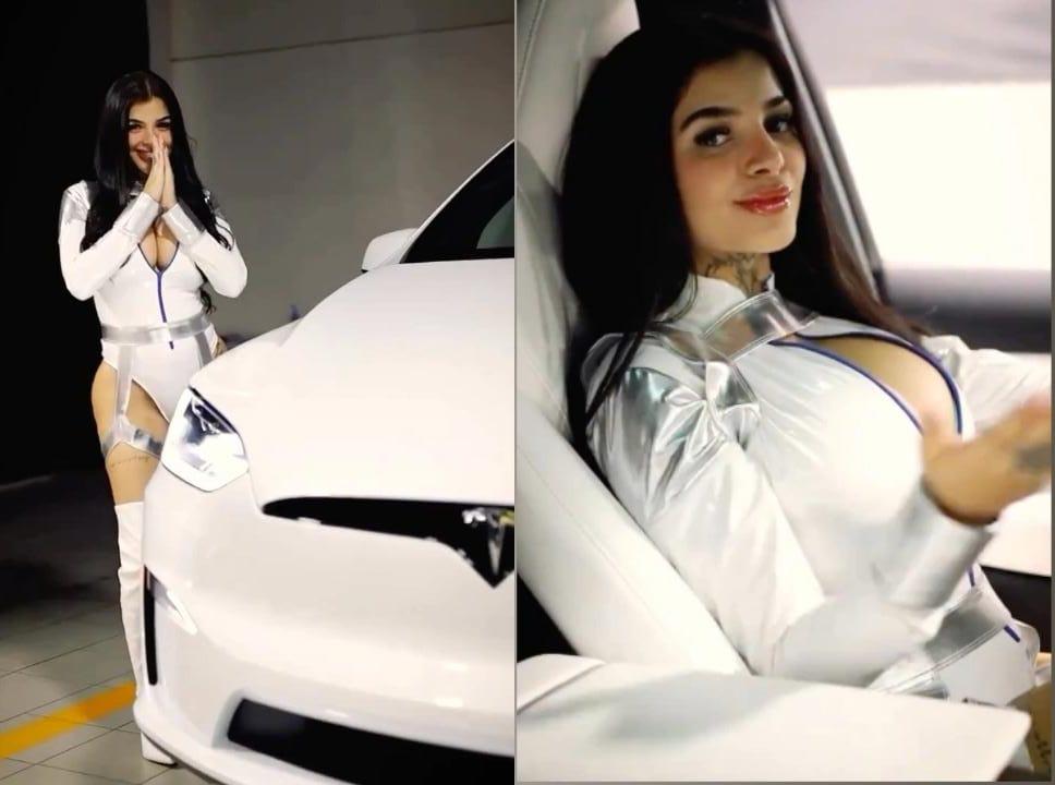 Karely Ruiz: La influencer presume en redes su nuevo Tesla
