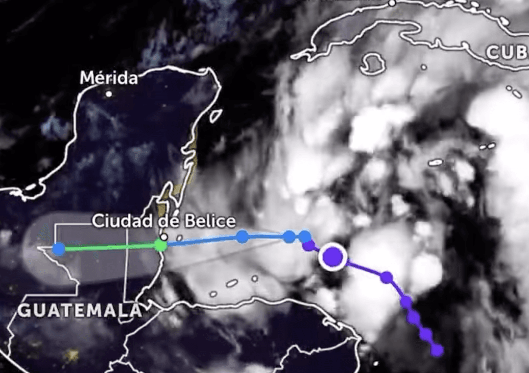 Ciclón Tropical 15 se forma en en Mar Caribe