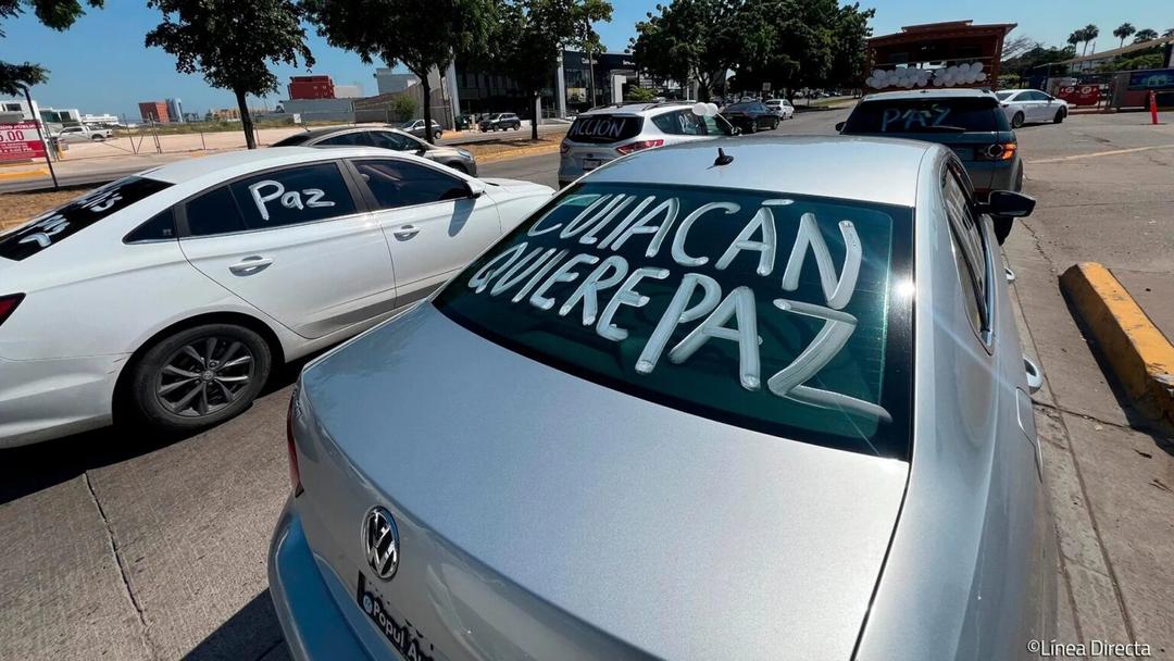 Sinaloa: Realizan Caravana por la Paz ante la violencia en Culiacán
