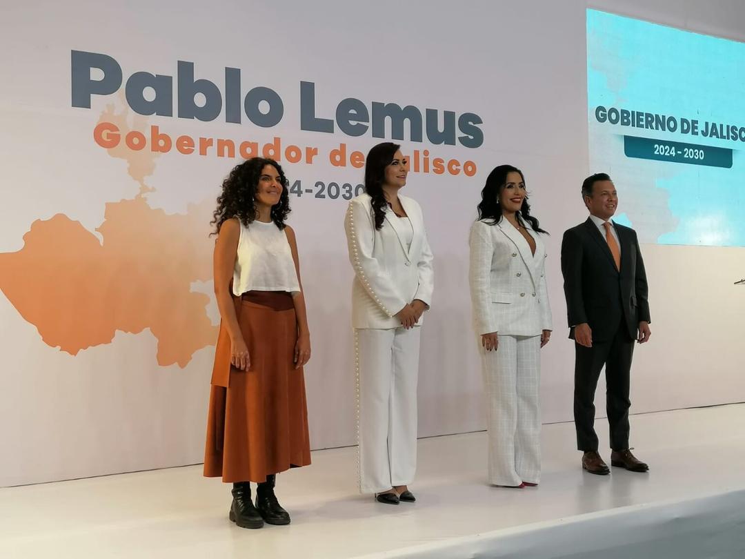 Pablo Lemus presenta a integrantes de su Gabinete 2024-2030